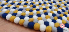 Load image into Gallery viewer, Felt Ball Rugs 90 cm - 250 cm Rugs Free Trivet and Coaster Set to Match your rug (Free Shipping)