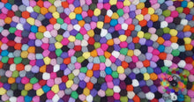 Load image into Gallery viewer, Felt Ball Rugs 20 cm - 250 cm Vibrant Multicolor (Free Shipping)