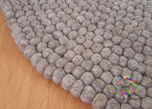 Load image into Gallery viewer, Felt Ball Rugs 20 cm - 250 cm Light Natural Earth Tone (Free Shipping)
