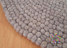 Load image into Gallery viewer, Felt Ball Rugs 20 cm - 250 cm Light Natural Earth Tone (Free Shipping)