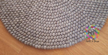 Load image into Gallery viewer, Felt Ball Rugs 20 cm - 250 cm Light Natural Earth Tone (Free Shipping)
