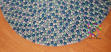 Load image into Gallery viewer, Felt Ball Rugs King 20 cm - 250 cm Mint Tone (Free Shipping)