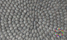 Load image into Gallery viewer, Felt Ball Rugs / Charcol Grey pom pom rug/ Pebble Rug (Free Shipping)