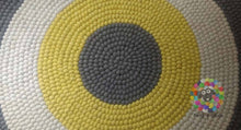 Load image into Gallery viewer, Felt Ball Rugs / Saturn Nursery Rug/ Pom pom rug/ Pebble Rug (Free Shipping)