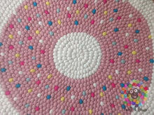 Load image into Gallery viewer, Felt Ball Rugs / Baby Girl Nursery pom pom rug (Free Shipping)