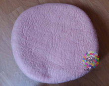 Load image into Gallery viewer, Large Felt Cat Cave (40 cm or 16 Inches Diameter) Cat Bed / Pet Bed / Puppy Bed / Cat House. 100 % Wool . Handmade