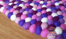 Load image into Gallery viewer, Felt Ball Rugs /Nursery pom pom rug/ Pebble Rug (Free Shipping)