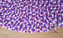 Load image into Gallery viewer, Felt Ball Rugs /Nursery pom pom rug/ Pebble Rug (Free Shipping)