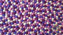 Load image into Gallery viewer, Felt Ball Rugs /Nursery pom pom rug/ Pebble Rug (Free Shipping)
