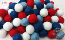Load image into Gallery viewer, 2 cm Felt Balls. Wool Pom pom Nursery Garland Decoration 100 % Wool - DIY Craft