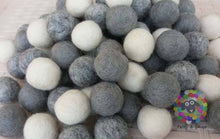 Load image into Gallery viewer, 2 cm Felt Balls. Wool Pom pom Nursery Garland Decoration 100 % Wool - DIY Craft