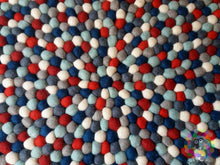 Load image into Gallery viewer, Felt Ball Rugs Firecracker Nursery Rug (Free Shipping)