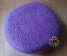 Load image into Gallery viewer, LARGE Cat Cave (40 cm or 16 Inches Diameter) Cat Bed / Pet Bed / Puppy Bed / Cat House. 100 % Wool .