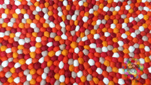 Load image into Gallery viewer, Felt Ball Rugs /, Nursery Rug , Nepal Handmade Felt Ball pom pom Rug / carpet (Free Shipping)