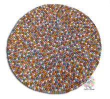 Load image into Gallery viewer, Gumball Felt Ball Rugs 90 cm - 250 cm Neutral Tone (Free Shipping)
