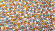 Load image into Gallery viewer, Gumball Felt Ball Rugs 90 cm - 250 cm Neutral Tone (Free Shipping)