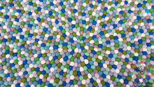 Load image into Gallery viewer, Freckle Felt Ball Rugs 90 cm - 250 cm. 100 % Wool Handmade Nepal Rug (Free Shipping)