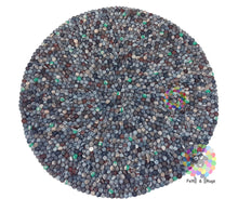 Load image into Gallery viewer, Stone Felt Ball Rug 90 cm - 250 cm. 100 % Wool Handmade Nepal Rug (Free Shipping)
