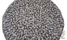 Load image into Gallery viewer, Natural Stone Felt Ball Rug 90 cm - 250 cm. 100 % Wool Handmade Nepal Rug (Free Shipping)