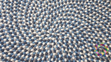 Load image into Gallery viewer, Felt Ball Rugs 90 cm - 250 cm. 100 % Wool Handmade Nepal Rug (Free Shipping)