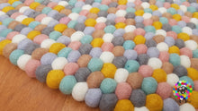Load image into Gallery viewer, Felt Ball Rugs 20 cm - 250 cm Play Mat, teppich 100 % Wool (Free Shipping)
