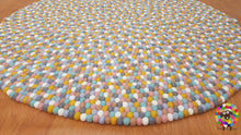 Load image into Gallery viewer, Felt Ball Rugs 20 cm - 250 cm Play Mat, teppich 100 % Wool (Free Shipping)
