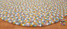 Load image into Gallery viewer, Felt Ball Rugs 20 cm - 250 cm Play Mat, teppich 100 % Wool (Free Shipping)
