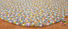 Load image into Gallery viewer, Felt Ball Rugs 20 cm - 250 cm Play Mat, teppich 100 % Wool (Free Shipping)