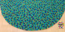 Load image into Gallery viewer, Felt Ball Rugs 20 cm - 250 cm Play Mat, teppich , Tapis / tæppe 100 % Wool (Free Shipping)