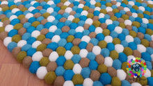 Load image into Gallery viewer, Felt Ball Rugs 20 cm - 250 cm Play Mat , Nursery Rug , Children Rug (Free Shipping)