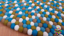 Load image into Gallery viewer, Felt Ball Rugs 20 cm - 250 cm Play Mat , Nursery Rug , Children Rug (Free Shipping)