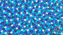 Load image into Gallery viewer, Felt Ball Rug / Nursery Pom pom rug / Pebble Rug / Handmade 100 % Wool (Free Shipping)