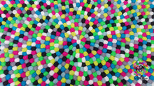 Load image into Gallery viewer, Felt Ball Rugs. Round Felt Ball Rug / Carpet / Home Decor / Pom Pom Nursery Rug / Round Rug / Teppich / Pebble Rug (Free Shipping)