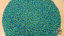Load image into Gallery viewer, Felt Ball Rugs 20 cm - 250 cm Play Mat, teppich , Tapis / tæppe 100 % Wool (Free Shipping)