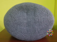 Load image into Gallery viewer, Large Felt Cat Cave / Cat Bed / Pet Bed / Puppy Bed / Cat House. 100 % Wool Natural Color