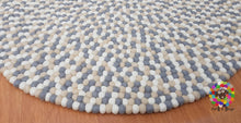 Load image into Gallery viewer, Felt Ball Rug 20 cm - 250 cm Pop pom Nursery Rug (Free Shipping)