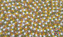 Load image into Gallery viewer, Felt Ball Rug 20 cm - 250 cm Nursery pom pom wool Rug . 100 % wool Handmade Rug (Free Shipping)