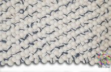 Load image into Gallery viewer, Rectangle Felt Ball Rugs, Tie Dye stripe rug. Home Decor 100 % Wool Carpet (Free Shipping)