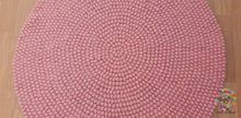 Load image into Gallery viewer, Felt Ball Rugs 20 cm - 250 cm Baby Pink Rug (Free Shipping)