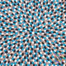 Load image into Gallery viewer, Felt Ball Rugs 20 cm - 250 Nursery Rug/Living Room Rug/ Pom Pom Pebble Rug / Designer Carpet (Free Shipping)