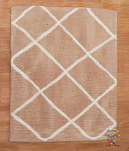 Load image into Gallery viewer, Wool Felt Rug . Handmade from 100 % wool very thick (12 mm to 15 mm thickness) sturdy and warm. (Free Shipping)