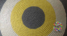 Load image into Gallery viewer, Felt Ball Rugs / Saturn Nursery Rug/ Pom pom rug/ Pebble Rug (Free Shipping)
