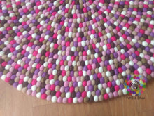 Load image into Gallery viewer, Felt Ball Rugs / Nursery Rug/ Pom pom Wool Ball Nepal rug (Free Shipping)
