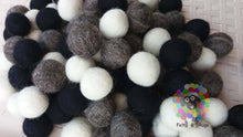 Load image into Gallery viewer, 2 cm Felt Balls. Wool Pom pom Nursery Decoration 100 % Wool - DIY Craft
