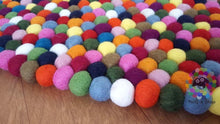 Load image into Gallery viewer, Felt Ball Rugs 20 cm - 250 cm Multicolored 15 Colors (Free Shipping)
