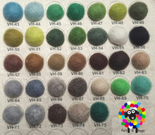 Load image into Gallery viewer, Round Custom Color Rug. Pick your own colors . Nursery Rug Handmade felt ball rug. Handmade in Nepal (Free Shipping)
