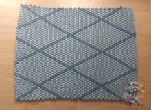 Load image into Gallery viewer, Rectangle Felt Ball Rugs / Diamond Pattern. Double Gray  100 % Wool Carpet (Free Shipping)
