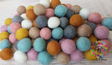 Load image into Gallery viewer, 2 cm Felt Balls. Craft Supplies Nursery Garland Decoration 100 % Wool - DIY Craft
