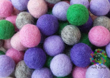 Load image into Gallery viewer, 2 cm Felt Balls. Wool Pom pom Nursery Garland Decoration 100 % Wool - DIY Craft
