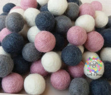 Load image into Gallery viewer, 2 cm Felt Balls. Wool Pom pom Nursery Garland Decoration 100 % Wool - DIY Craft
